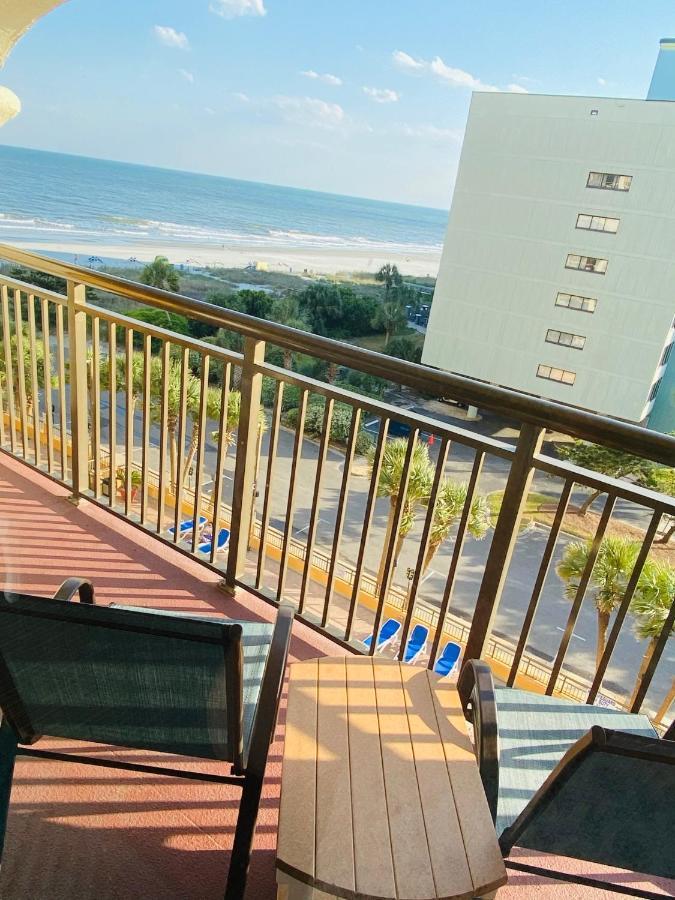 Azure Bliss Oceanfront Condo Sleeps 6 Myrtle Beach Eksteriør billede